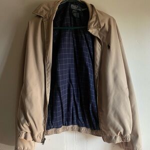 (SOLD)Polo by Ralph Lauren Tan Lightweight Shirt Jacket